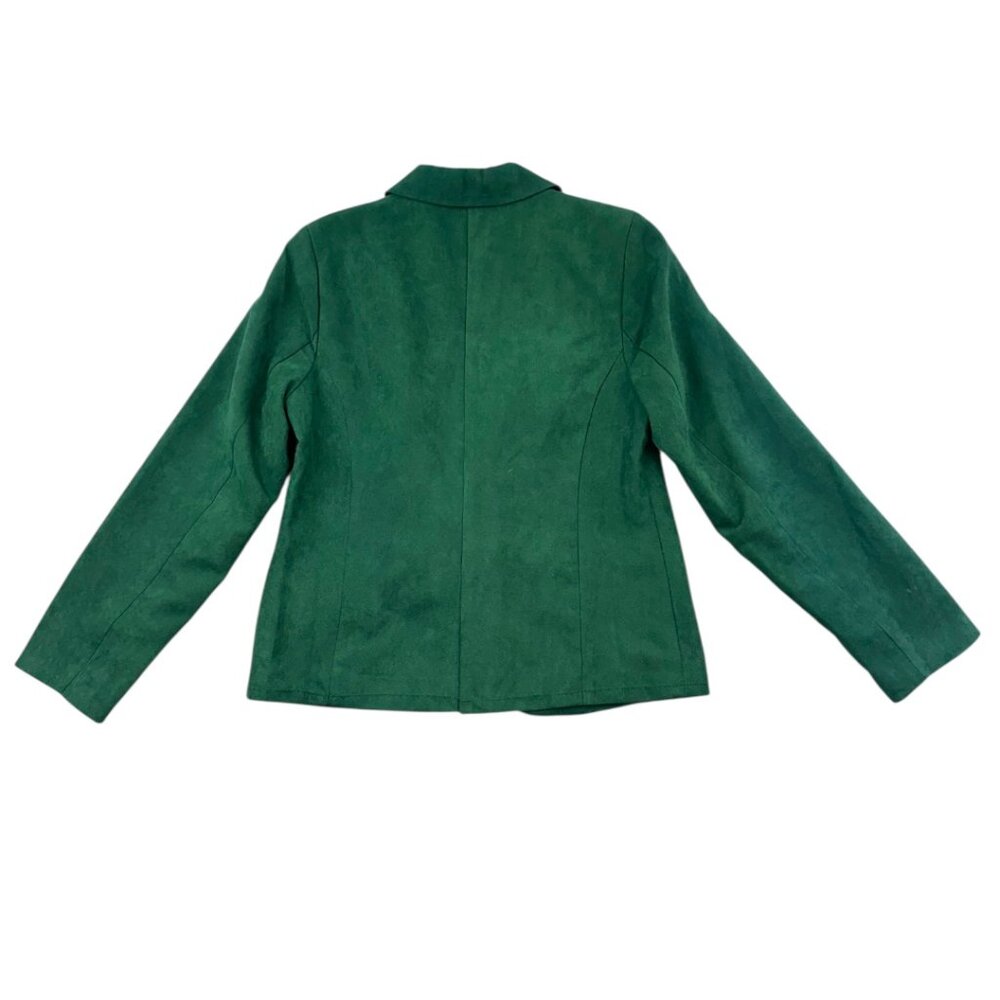 Studio Works Green Suede Blazer - Picture 2 of 8